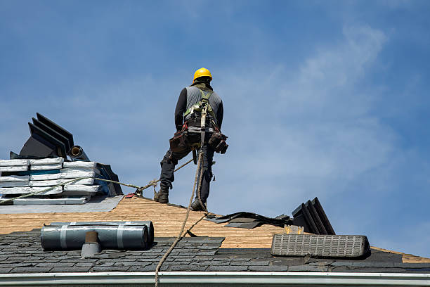 Professional Flat Roof Repair technician working in O Brien, FL